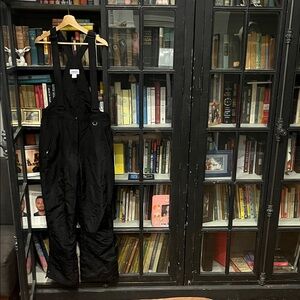 Slalom Black Women's Ski Overalls Jumpsuit